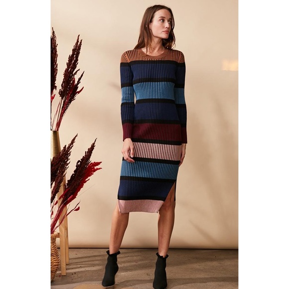 Anthropologie Lorna Midi Sweater Dress - Picture 5 of 11